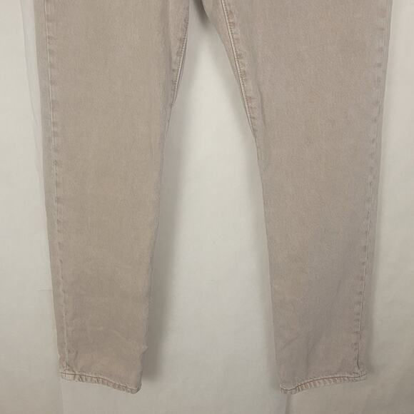 Levi's 501 premium All Beige jeans Size 28/30 Classic Retro Clean - Picture 8 of 13
